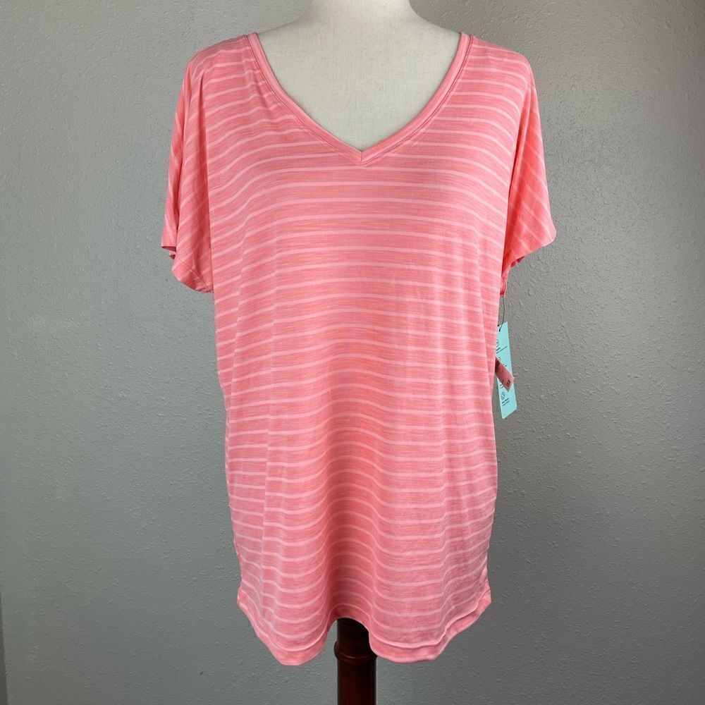 NWT Ideology Athletic V-Neck Top Size XL